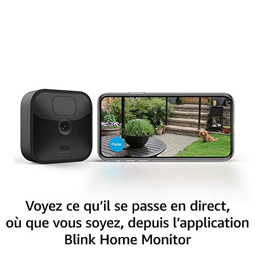 Nouvelle Blink Outdoor, Caméra de surveillance HD sans fil, résistante aux intempéries, avec deux ans d'autonomie et détection des mouvements