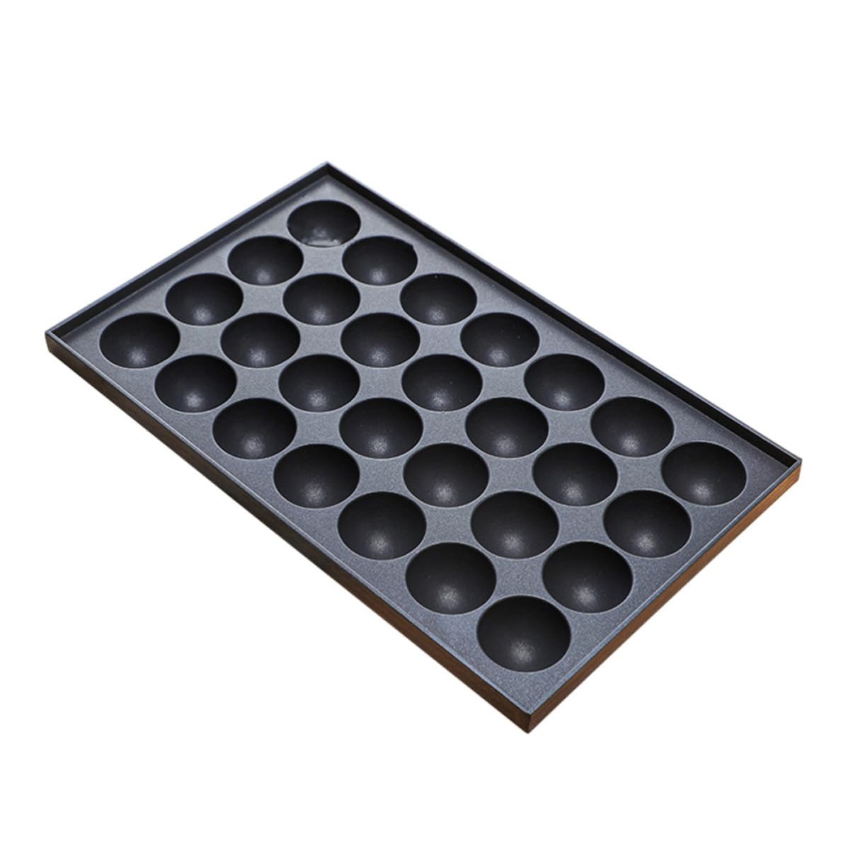 Moule takoyaki 28 trous en aluminium pour vos soirées cuisine DIY en famille ou entre amis