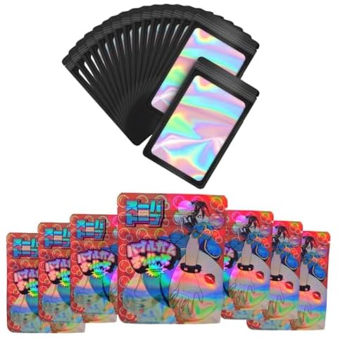 FUNTECH 100 Bags, Party Gift 3.5g Bag, Packs Birthday Party Supplies for Adults, Theme Candy Bag, Treat Bags, Cookie Bag, Candy Bag, Gummy Bag (rose) Cover