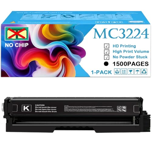 Cartouches de toner MC3224 haut rendement pour impression laser nette et texte noir précis