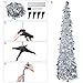 Lucoss Árbol de Navidad artificial de 1,5 m, plegable, decoración de Navidad...