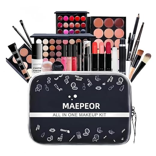 MAEPEOR All In One Makeup Kit Multi-Purpose Makeup Set Full Makeup Essential Starter Kit for Beginners or Pros(Makeup Kit-02)