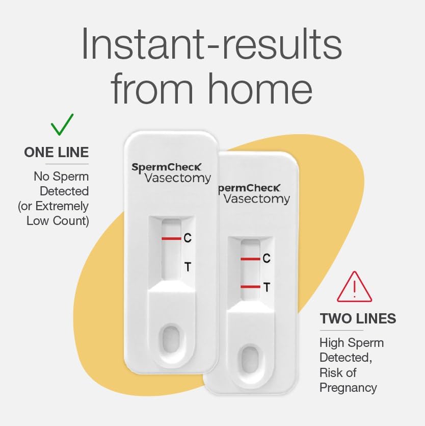 Miniatura 3 de Kit de 2 pruebas de vasectomía SpermCheck