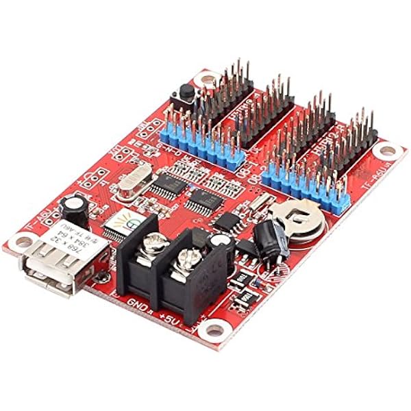 Aexit TF-A6U Port USB U-disk Wyświetlacz LED Karta kontrolna Moduł P10 Cell(TF-A6U module de cellule P10 de la carte de contrôle d'affichage à écran à LED U-disk du port USB
