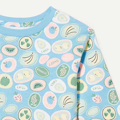 Image of Amazon Essentials Girls and Toddlers' Long Sleeve T-Shirt and Pull on Pants Set
