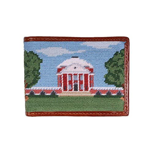 Custom Rotunda Scene Needlepoint Wallet by Smathers & Branson