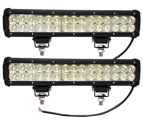 2 X 90W Led Arbeitsscheinwerfer Light Bar Arbeitslicht Flood Zusatzscheinwerfer 60 Grad Kaltweiß 6000-6500K 12-24V 8250lm Wasserdicht IP67