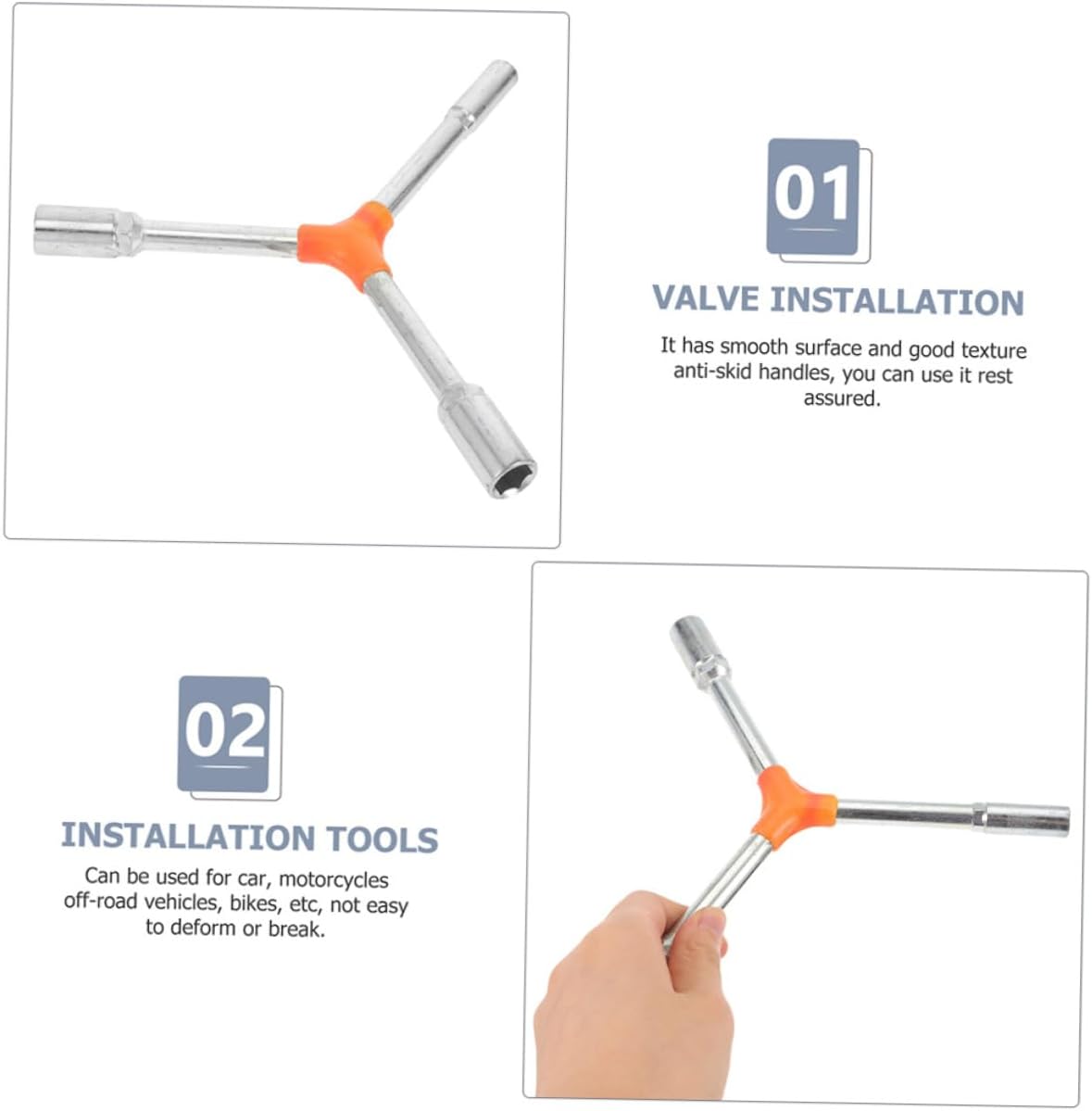 MAGICLULU 2Pcs Tire Valve Stem Installer Tool Compact Valve Stem Puller for Maintenance Versatile Tire Change Tool for Various Vehicle Models