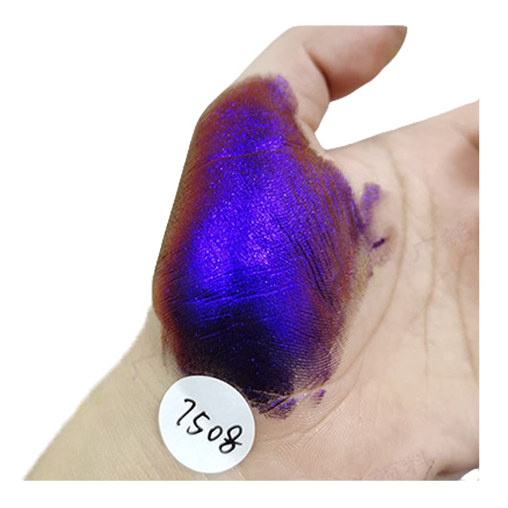 Buxuaaaa Color Shift Powder for Epoxy Resin Saturated Color Shifting Chrome Pigment for Painting Nails Art Glitter Metallic Paint Dry Pigment