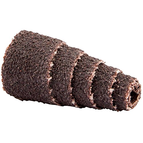 Merit Spiral Abrasive Roll, Full Taper, Aluminum Oxide, 3/16