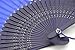 OMyTea® Hand Held Silk Folding Fans with Bamboo Frame - with a Fabric Sleeve for Protection for Gifts - 100% Handmade Oriental Chinese/Japanese Vintage Retro Style - for Women Ladys Girls (WZS-10)