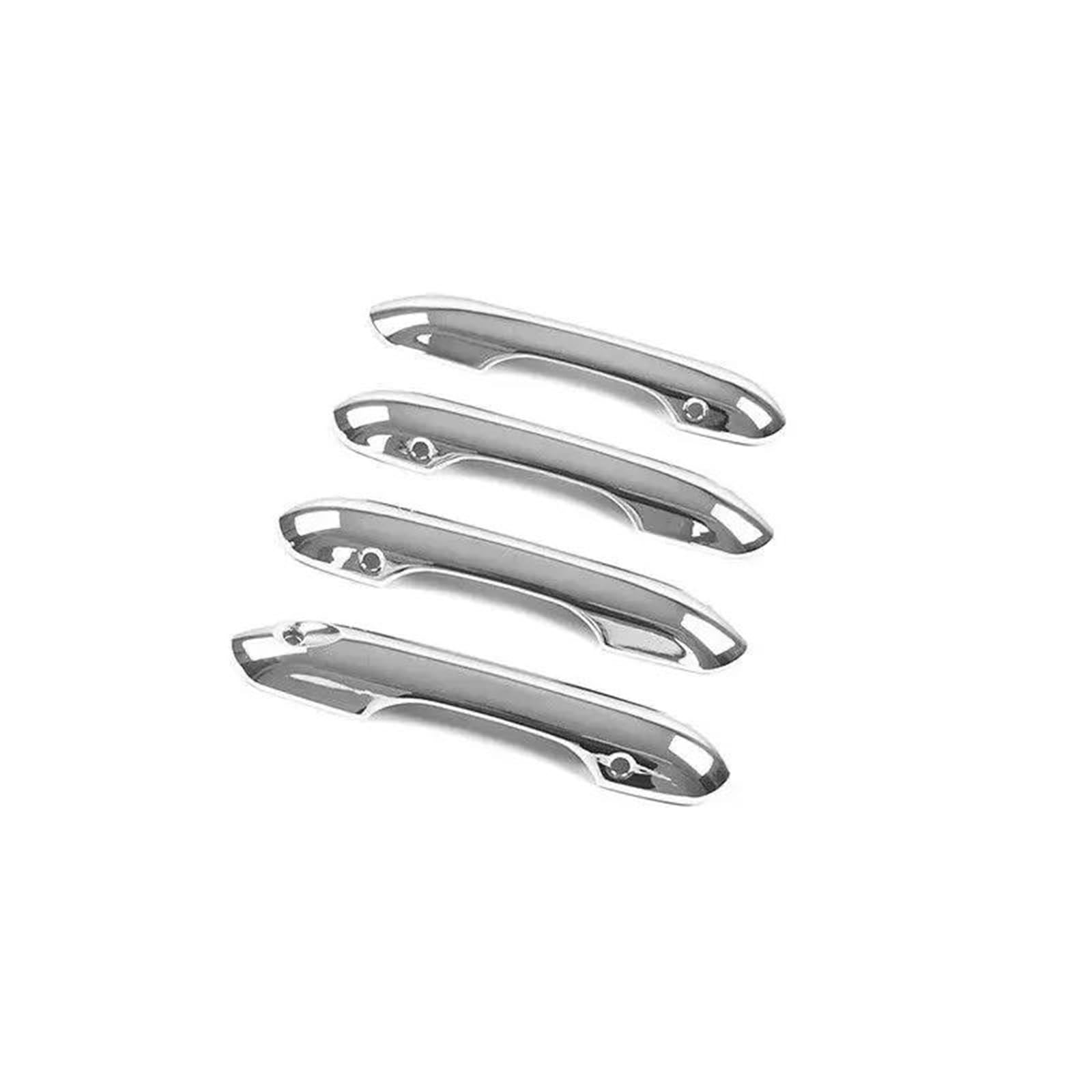 Yytemd Onecolor Car Exterior Door Handle Cover Sticker Moulding Trim Accessories For Ford For Explorer 2020-2024 Chrome(Onecolor)