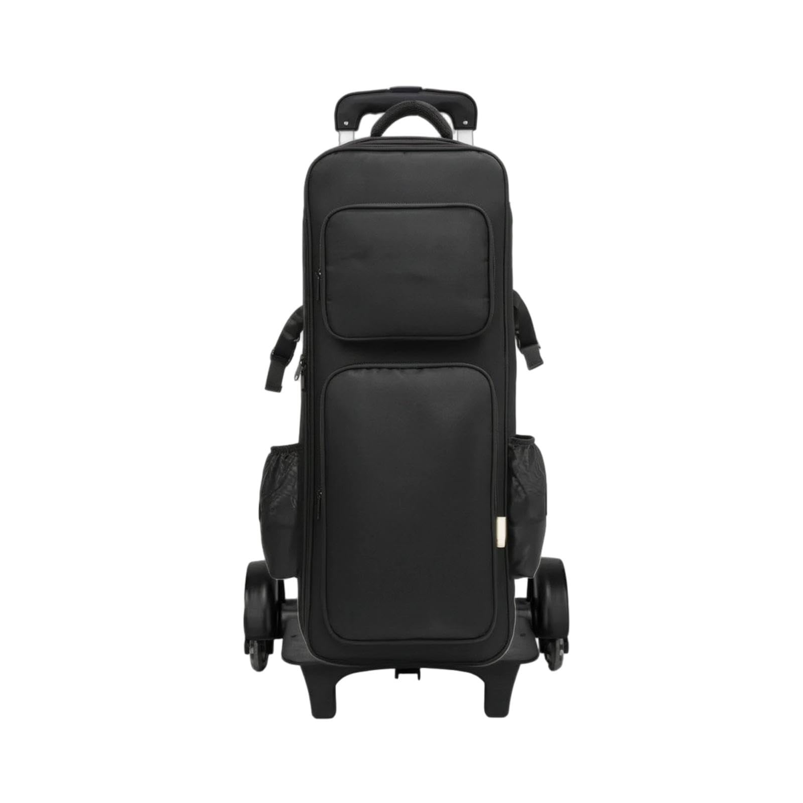 Wind Instrument Bag Waterproof Backpack with Shoulder Straps Wear-Resistant for Instrumentalists, Students, Commuting, Rehearsals Black S-Wheel-image-9