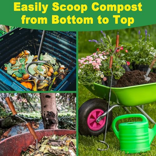 Stainless Steel Compost Aerator Tool