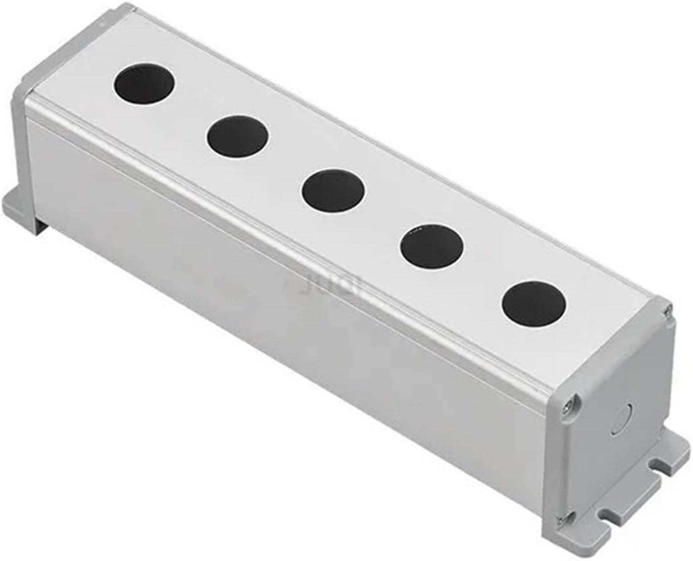 1pc Aluminium Alloy Waterproof Dust-Proof 16/19/22mm Metal Push Button Switch Outdoor Terminal Connecting Mounting Box Base(5 Hole,Aperture 22mm)