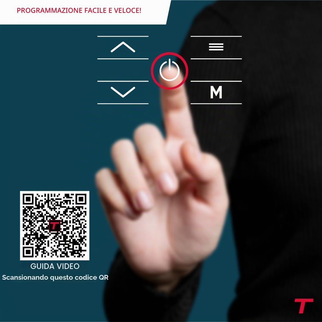 THOMSON - Radiatore elettrico fisso collegato WiFi a inerzia secca ceramica + pellicola con termostato intercambiabile 1500 W THOMSON MOLY orizzontale bianco