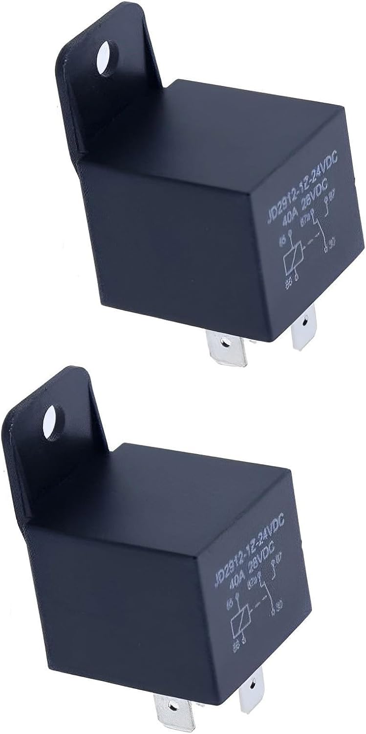 2 Pcs RELAY 108589 108589GT Compatible With Genie lift Models GR-08 GR-12 GR-15 GR-20 GRC-12 GS-1530 GS-1532 GS-1930 24VDC 40/30A