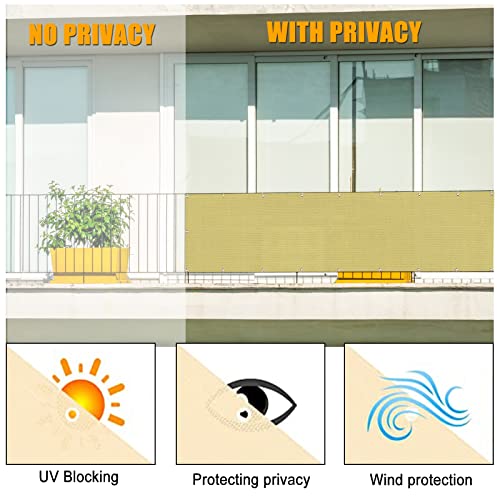 Cache vue balcon blanco que soluciona la falta de privacidad en tu jardín 5