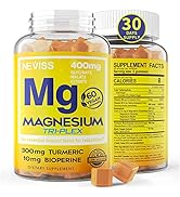 Triple Magnesium Complex Gummies for Adults - 400mg - Made with Magnesium Glycinate, Citrate, Mal...