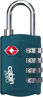 CABINZERO キャビンゼロ TSA TRAVEL LOCK 南京錠 トラベルグッズ cz-tsalock ダイヤルロック バッグ用アクセサリー 鍵 (アルバブルー)