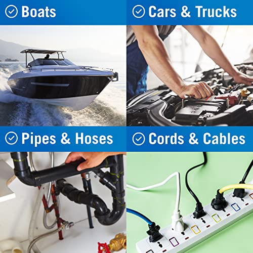 Heavy Duty Silicone Tape Plumbing Self Fusing Silicone Tape Plumbing Tape Silicone Water Pipe Rubber Tape Hose Repair Water Seal Fusion Coax Seal Electrical Or Silicone Waterproof Tape For Leaks #TOP5