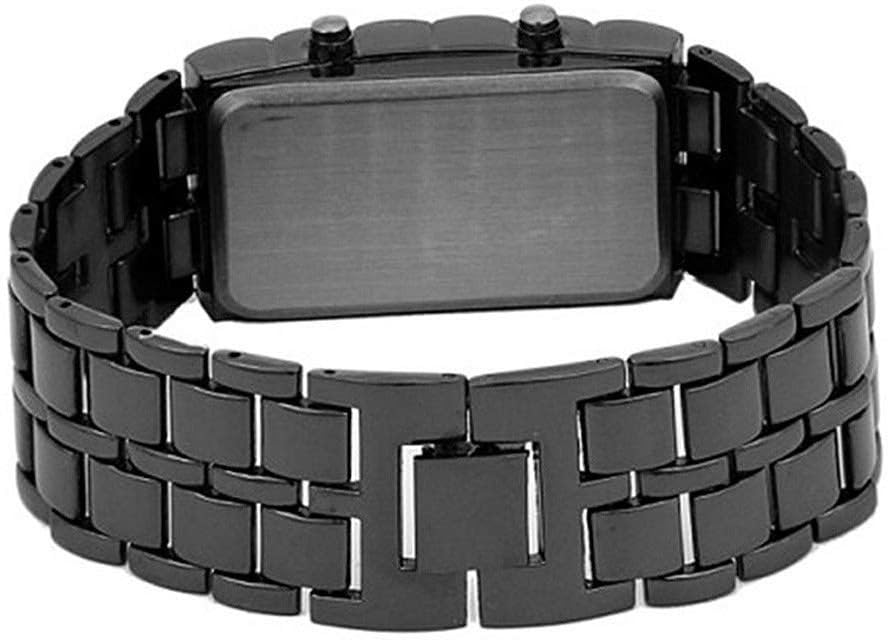 Image of Mens Digital Metal Strap Watch (Blue /chaiin)