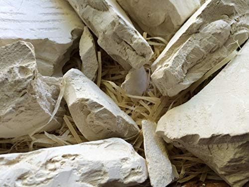 UCLAYS YELLOW clay chunks natural for eating (food), 7 oz (210 g)