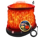 [Lavento] ネックウォーマー 電熱 メンズ 冬 【最高65℃持続発熱・360°全域速暖】【10秒速暖・三段階調温】 電熱ネックウォーマー 電熱マフラー 防寒 極暖裏起毛 大きいサイズ USB給電 ヒーター内蔵 手洗い可 調節コードつき 超長連続使用時間 (ブラック)