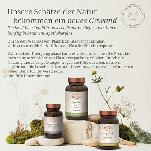 Vitamin B Komplex Tabletten aus rein natürlichen Quellen, keine Synthetik (92 Stk) B-Vitamine, B12, B1, B2, B3, B6 Naturheilkunde Bärbel Dexel