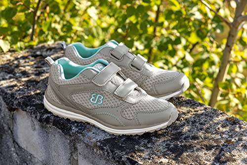 Brütting Damen Performance V Fitnessschuhe, Grau Türkis, 40 EU