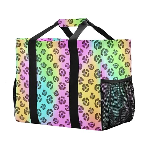 Sac de plage imperméable léopard grand format idéal pour vos vacances