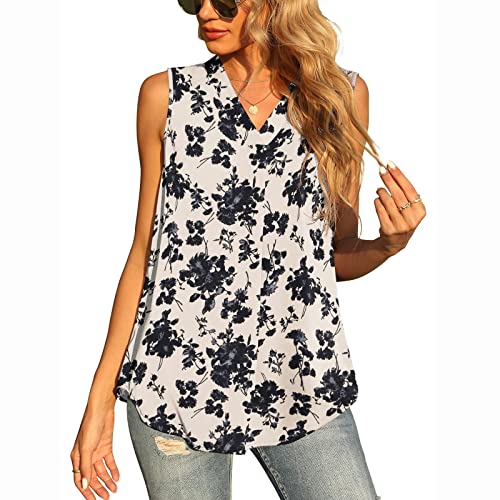 Blusa de verão outono meninas adolescentes sem mangas 2023 decote em V profundo blusa de brunch para