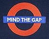 GWCC Licensed Unisex London Underground Mind The Gap T-Shirt – Navy | Chain Stitch Embroidered Roundel | 100% Combed Cotton | XS–2XL (M) #5