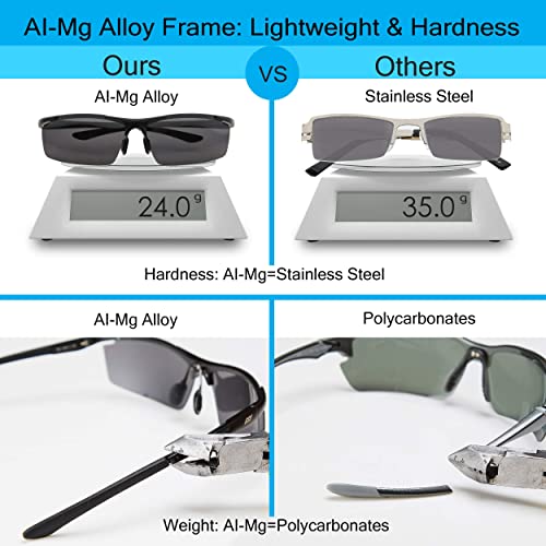 Square Polarized Sunglasses UV Protection Rectangular Classic Shades for Women men Driving fishing2