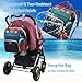 Jeryswet Baby Diaper Bags with Changing Station, Waterproof Large Capacity Diaper Bag Backpack for Moms Dads with USB Charging Port and Stroller Straps, Baby Shower Gifts, RGB