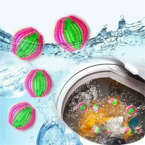 12 bolas de lavandería reutilizables para quitar pelusas en lavadora 3