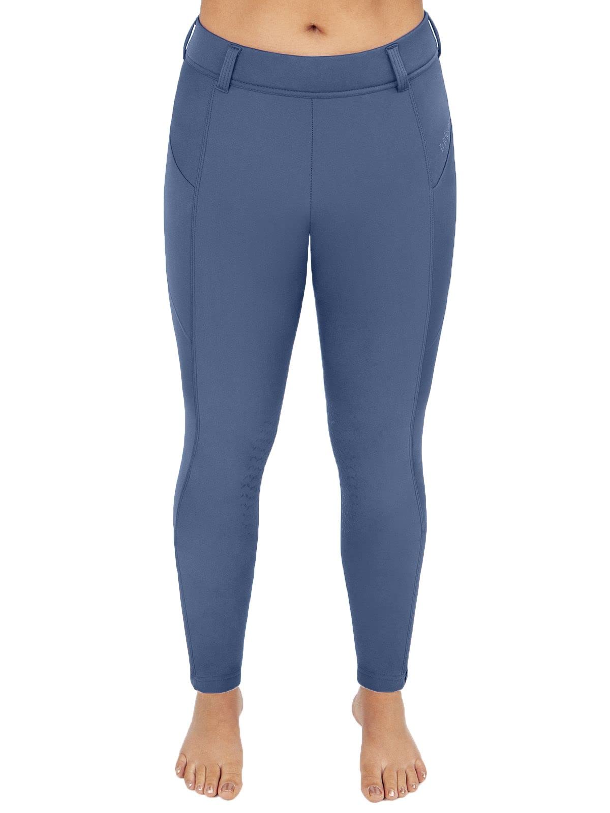 Irideon Kid's Thermasoft Knee Patch Breech XL-Denim/Heather