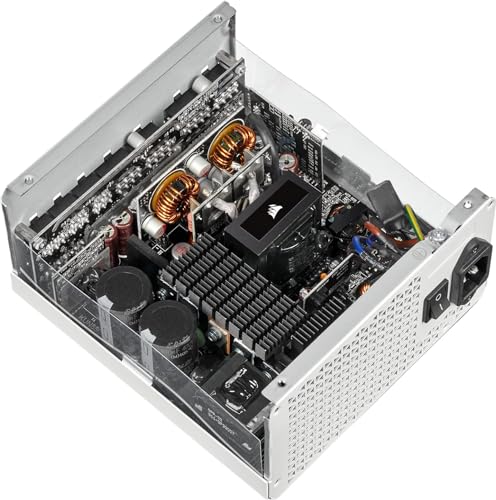 RM850 (2021), serie RM, 850 Watt 80 Plus Gold Alimentatore ATX completamente modulare (connettori EPS12V tripli, funzionamento a basso rumore, modalità ventola zero RPM, condensatori 105°C, - Alimentatore - Immagine 11