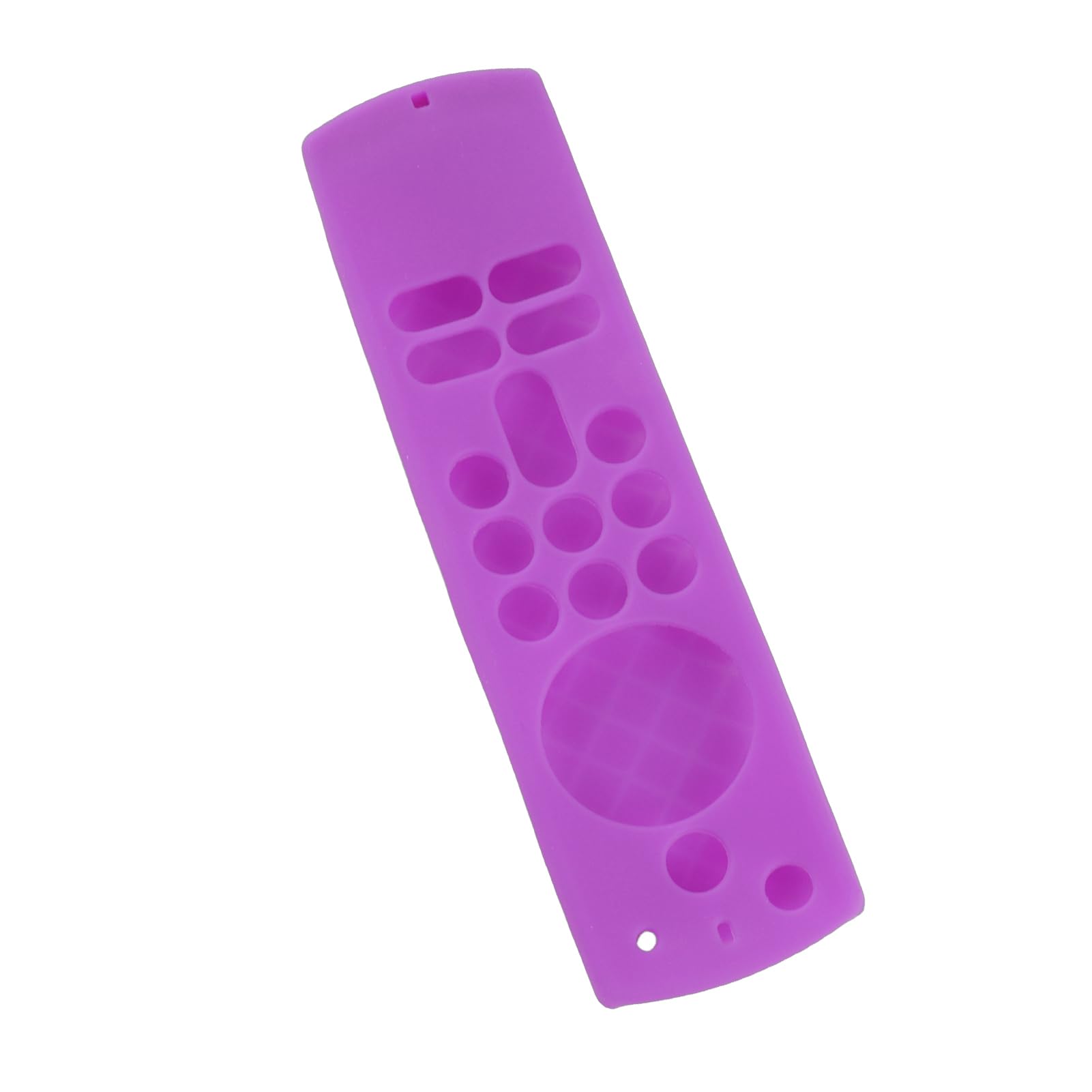 Atyhao Funda de control remoto para Fire TV Stick, protección contra Fire TV Stick, funda de silicona ligera y antideslizante con soporte y correa de muñeca (morado)