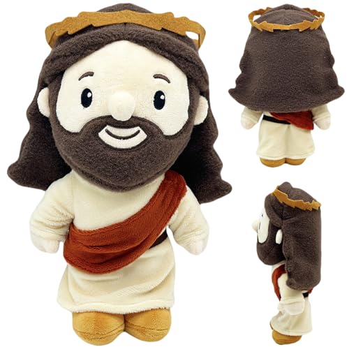 Peluche Jésus mignonne : cadeau religieux pour fête chrétienne