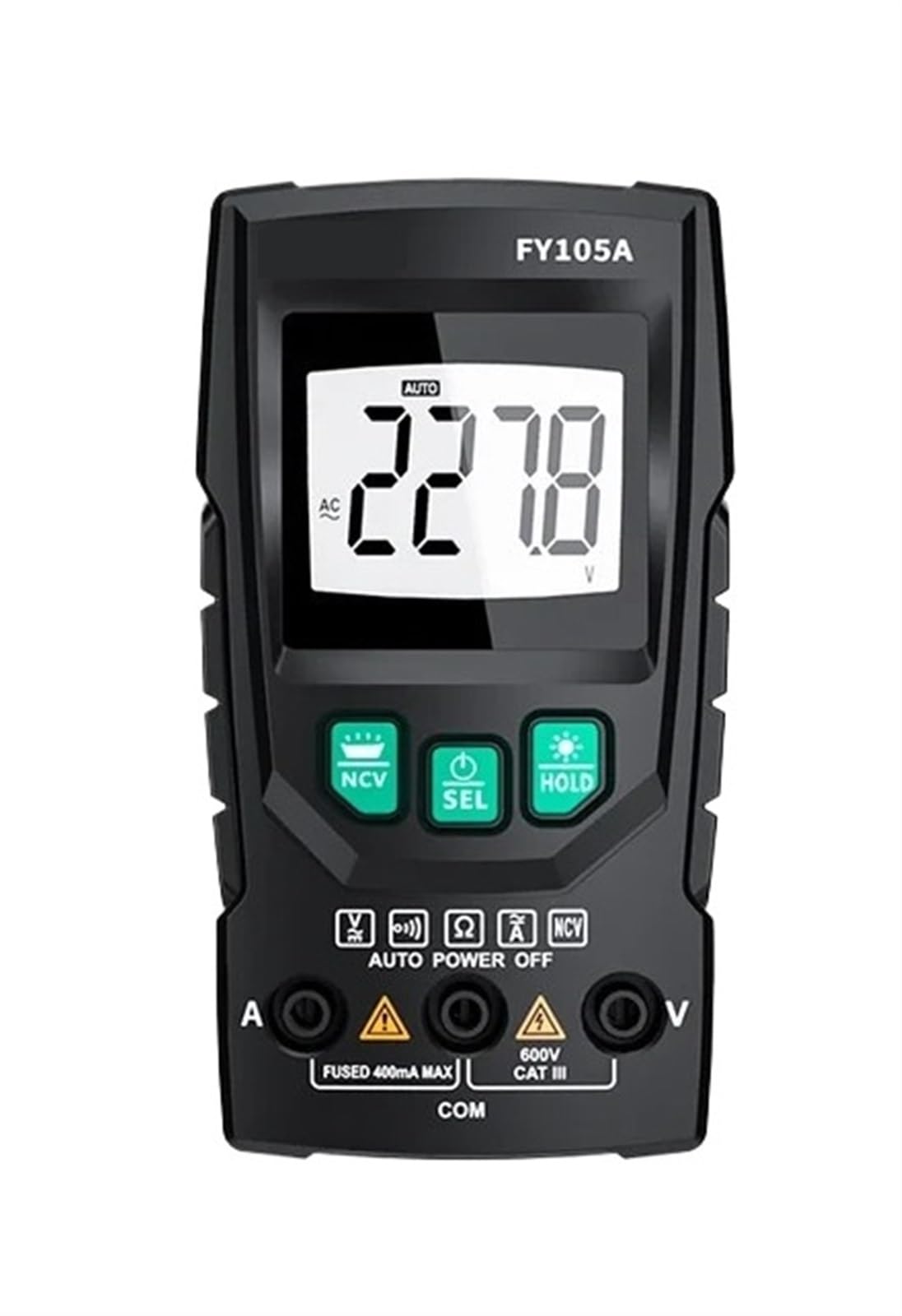 LCR Meter, Smart Mini Digital Multimeter Auto-Ranging 4000 Counts AC/DC Voltage Current Tester Portable Ohmmeter Ammeter Voltmeter