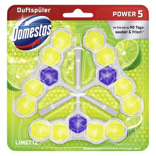 Domestos Power 5 Toilettenstein Limette 3x 50 g