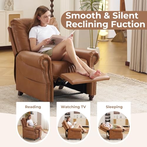 Pushback Recliner with Massage and Heat