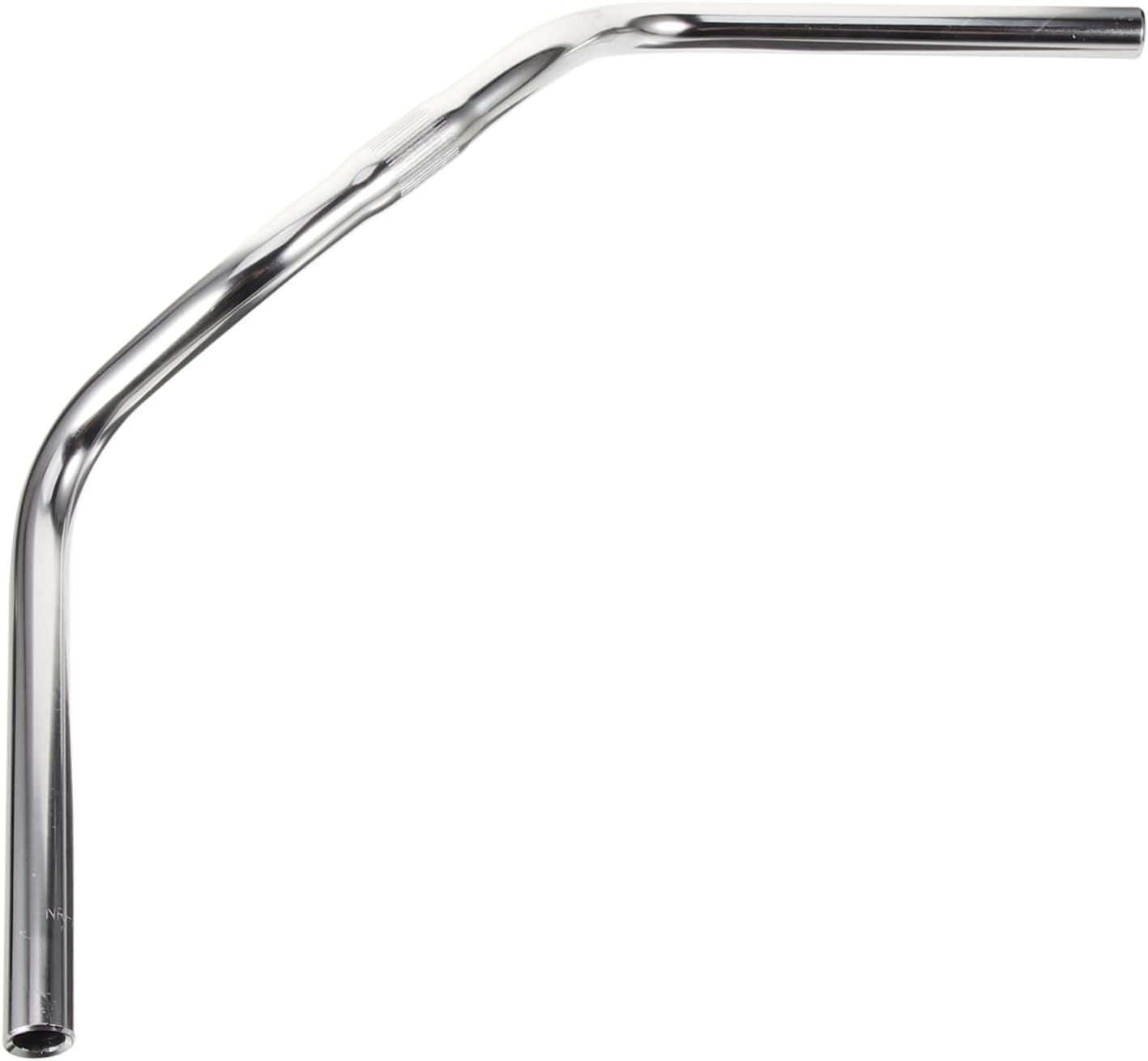 Toyvian Vintage U Shaped Bike Handlebar Lightweight Sturdy Retro Bicycle Bar Accessory for Comfortable Long Distance Riding Stylish Silver Replacement for Outdoor Mountain Bikes