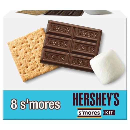 19+ Unique Fall Birthday Party Ideas for an Unforgettable Celebration 5 HERSHEY'S S'mores Kit Box with Graham Crackers, Chocolate & Marshmallows, 14 oz, Makes 8 S'mores