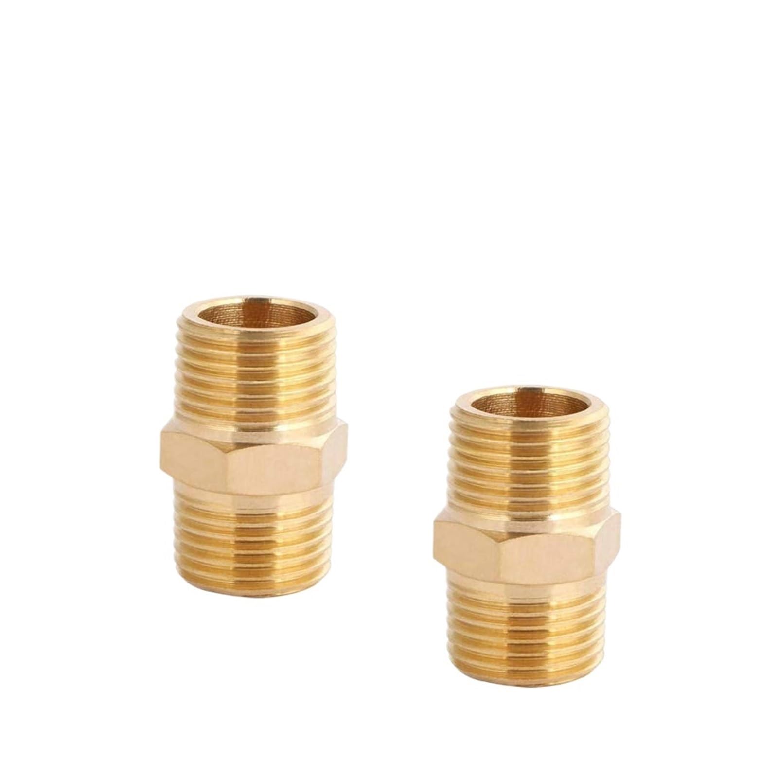 Accesorio de Boquilla Hexagonal for tubería de latón de 1/4" NPT Macho for Aire y Combustible(Pack of 100)