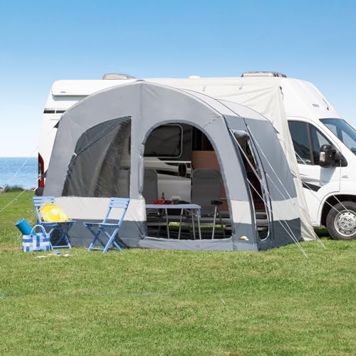 Wohnwagen Vorzelt DWT Luna Air, 350 x 250 cm, aufblasbares Zelt für Busse