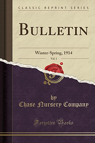 Bulletin, Vol. 1