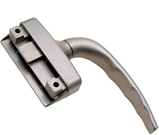 Window Handle Window Lock, Window Door Window Hardware Door Handle, Window Handle, Alloy Electroplating Accessories Handle Lock Window Glass (Color : Gray) (Color : Gris) (Color : Gris) (Color : Gris