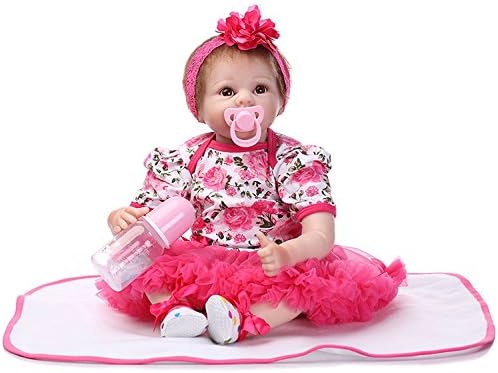 zwcefactory Simulation - Juego de muñecas Reborn para bebé suave y realista de 22 pulgadas puede plantear movimientos realistas con ropa adecuado disponible en Yaxa Colombia